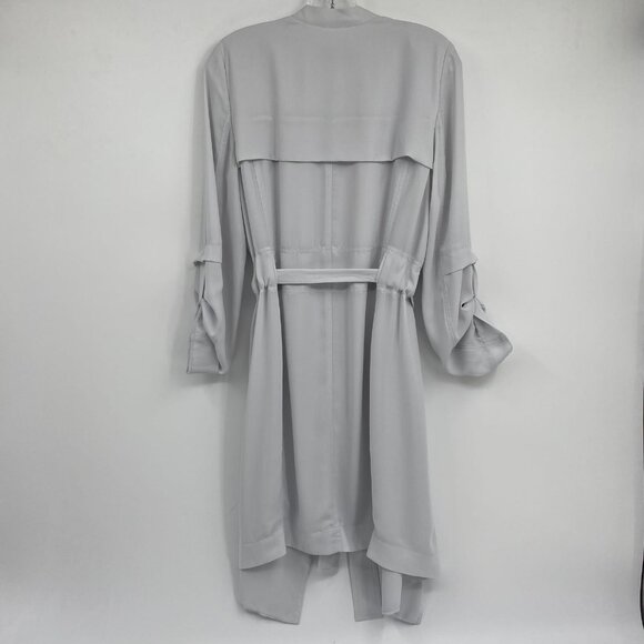 Babaton Gray Belted Classic Duster Jacket | Size S - Picture 6 of 8